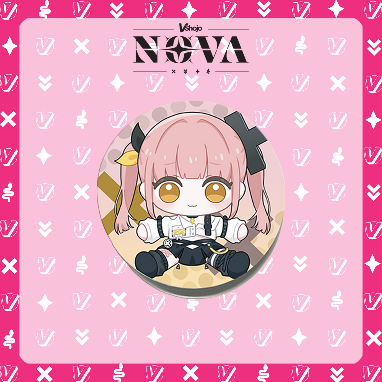 NOVA ペケ 缶バッジ