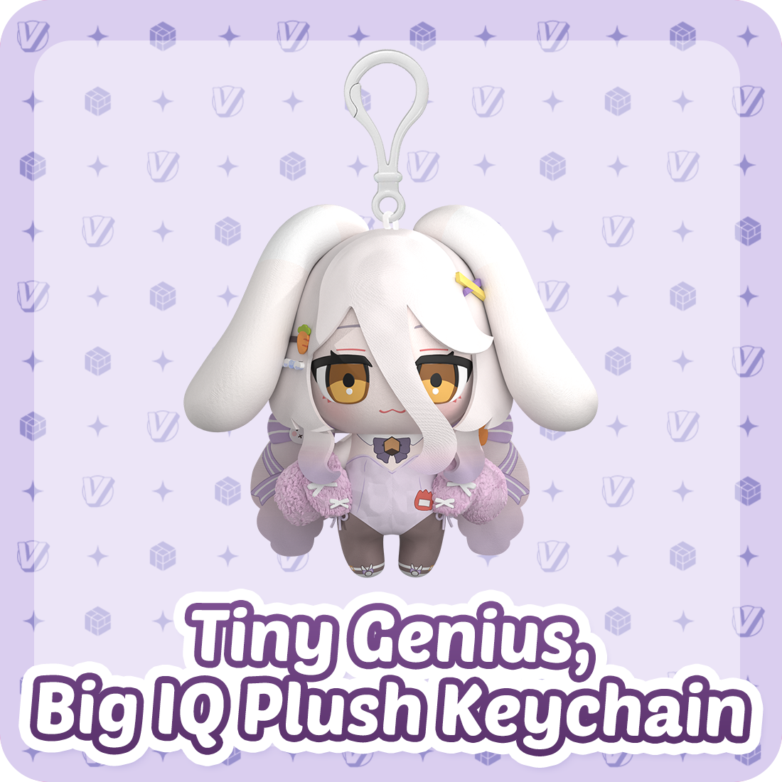 Tiny Genius, Big IQ Plush Keychain (Pre-order)