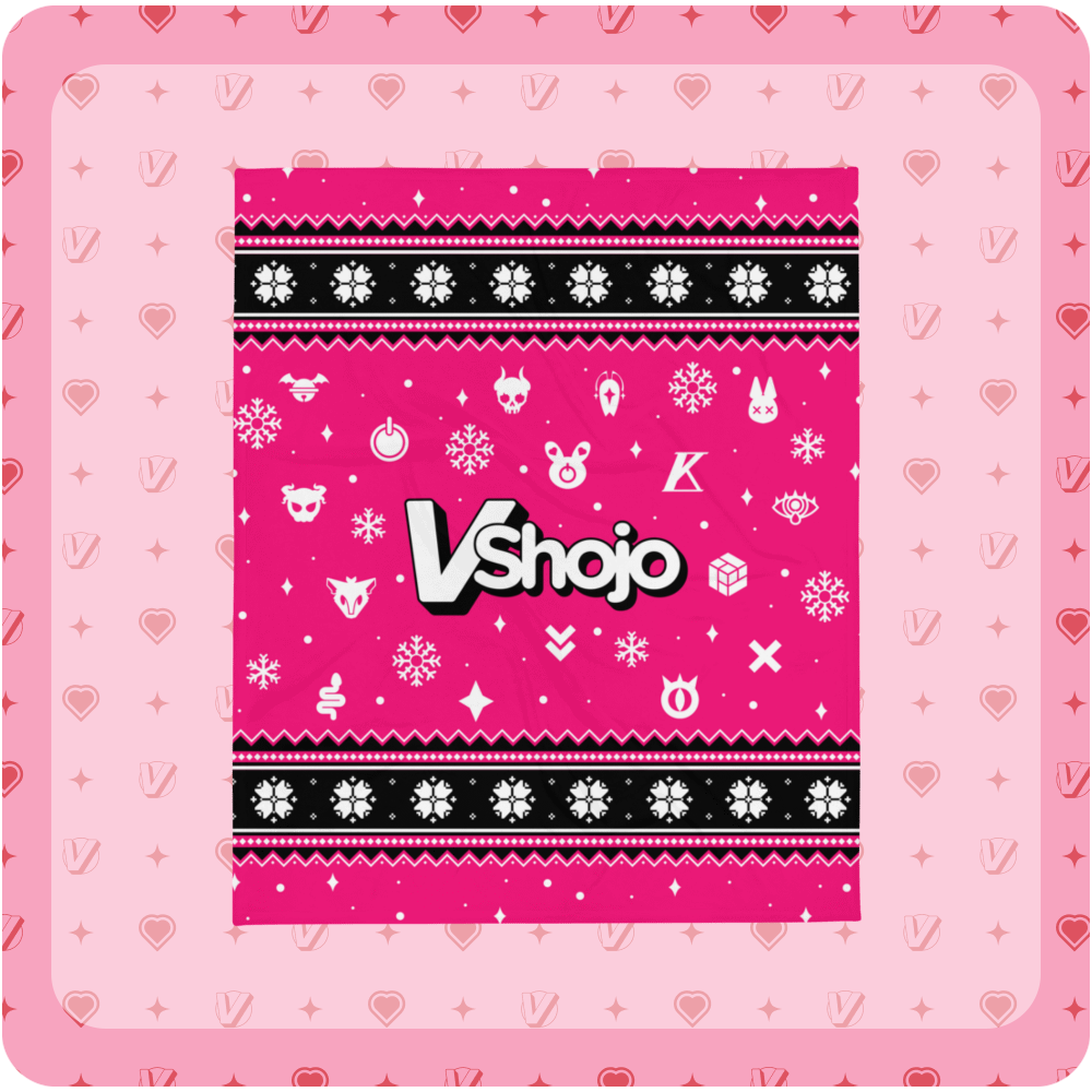 VShojo 2024 Holiday Throw Blanket