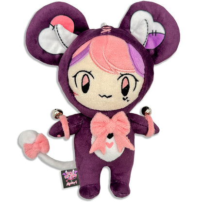 Chibi Mouse Plush Keychain