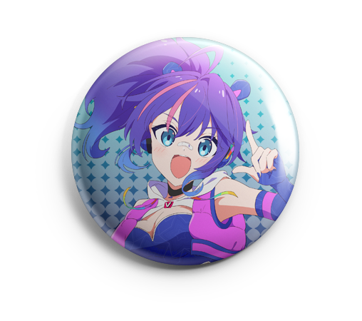 Candy Pop Explosion Melody Button Pin